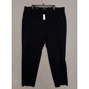 Talbots Ponte Pull On Pants 20W Women Black Every Straight  Stretch Knit Comfort